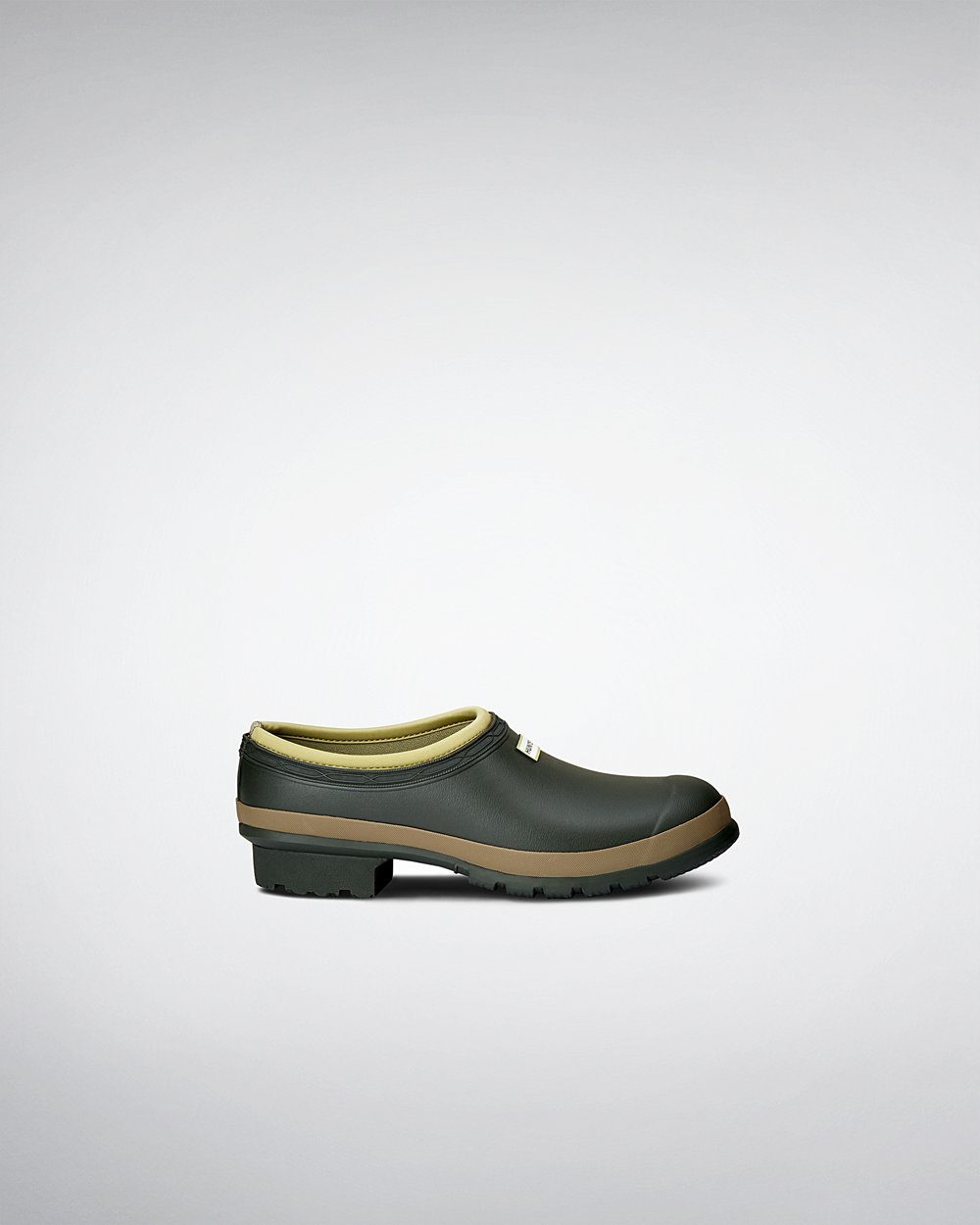 Hunter Gardener Clogs - Online Mens Dark Olive - ZVRYGN483